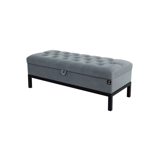 Kufer Skrzynia Pikowany Popiel / Model QM-13 Rozmiary od 50 cm do 200 cm