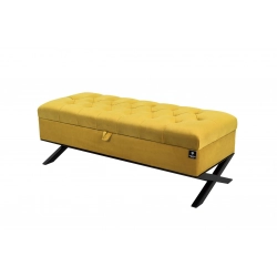 Kufer Skrzynia Pikowany Cytrynowa Żółcień / Model QM-14 Rozmiary od 50 cm do 200 cm