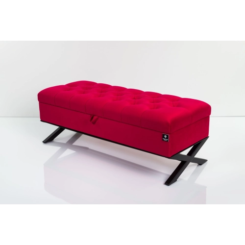 Kufer Skrzynia Pikowany Czerwony / Model QM-14 Rozmiary od 50 cm do 200 cm