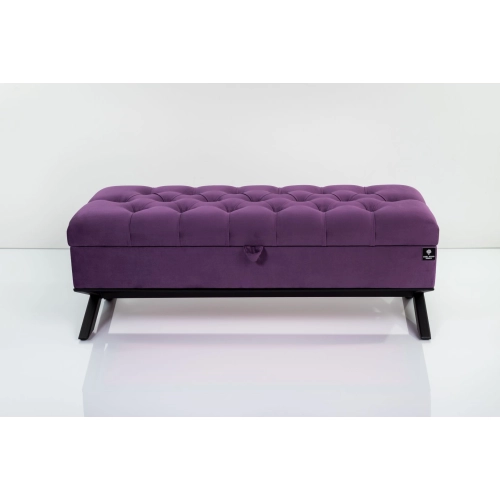 Kufer Skrzynia Pikowany Fioletowy / Model QM-14 Rozmiary od 50 cm do 200 cm