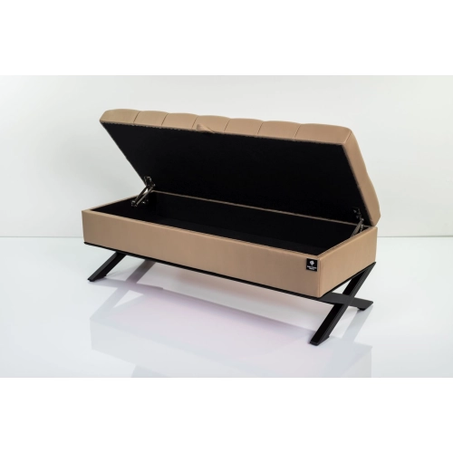 Kufer Skrzynia Pikowany Beż / Model QM-14 Rozmiary od 50 cm do 200 cm