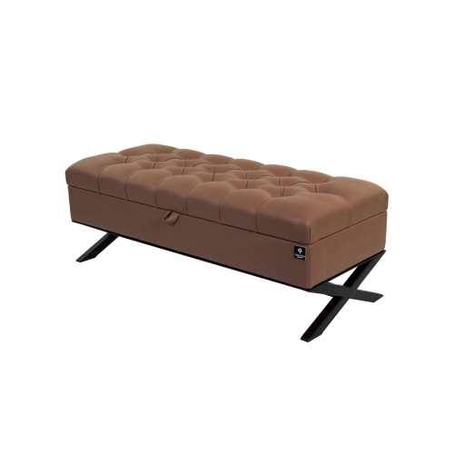 Kufer Skrzynia Pikowany Brązowy / Model QM-14 Rozmiary od 50 cm do 200 cm