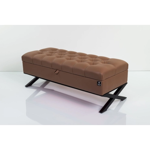 Kufer Skrzynia Pikowany Brązowy / Model QM-14 Rozmiary od 50 cm do 200 cm