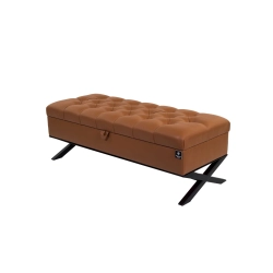 Kufer Skrzynia Pikowany Brązowy / Model QM-14 Rozmiary od 50 cm do 200 cm