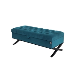 Kufer Skrzynia Pikowany Turkus / Model QM-14 Rozmiary od 50 cm do 200 cm