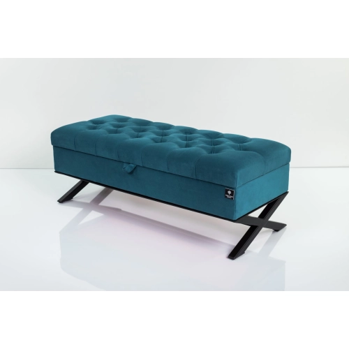 Kufer Skrzynia Pikowany Turkus / Model QM-14 Rozmiary od 50 cm do 200 cm