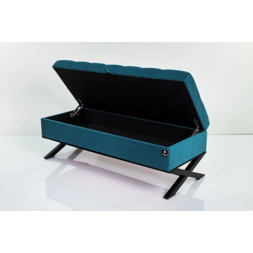 Kufer Skrzynia Pikowany Turkus / Model QM-14 Rozmiary od 50 cm do 200 cm