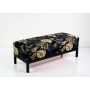 Kufer Tapicerowany Tkanina Monstera 02 / Model QM-2 Rozmiary od 50 cm do 200 cm