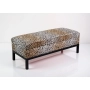 Kufer Tapicerowany Tkanina Panterka 04 / Model QM-2 Rozmiary od 50 cm do 200 cm