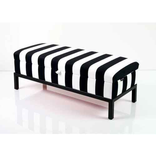 Kufer Tapicerowany Tkanina Pasy Classic 01 Soft / Model QM-2 Rozmiary od 50 cm do 200 cm