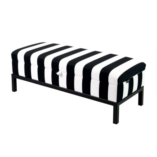 Kufer Tapicerowany Tkanina Pasy Classic 01 Soft / Model QM-2 Rozmiary od 50 cm do 200 cm