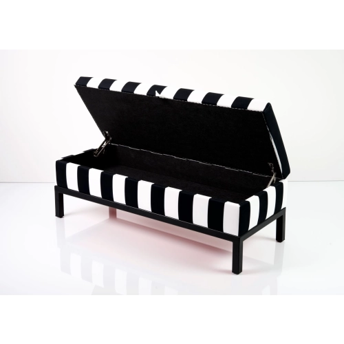 Kufer Tapicerowany Tkanina Pasy Classic 01 Soft / Model QM-2 Rozmiary od 50 cm do 200 cm