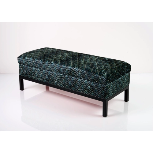 Kufer Tapicerowany Tkanina Romby Artdeco 01 / Model QM-2 Rozmiary od 50 cm do 200 cm