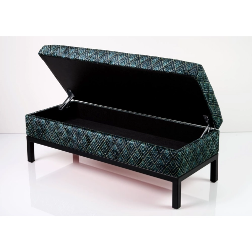 Kufer Tapicerowany Tkanina Romby Artdeco 01 / Model QM-2 Rozmiary od 50 cm do 200 cm