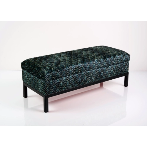 Kufer Tapicerowany Tkanina Romby Artdeco 01 / Model QM-2 Rozmiary od 50 cm do 200 cm