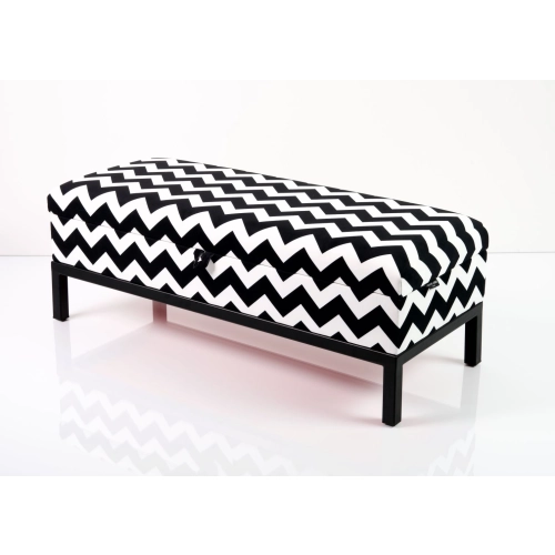 Kufer Tapicerowany Tkanina ZYGZAK CLASSIC 01/ Model QM-2 Rozmiary od 50 cm do 200 cm