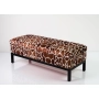 Kufer Tapicerowany Tkanina Żyrafa 01 / Model QM-2 Rozmiary od 50 cm do 200 cm