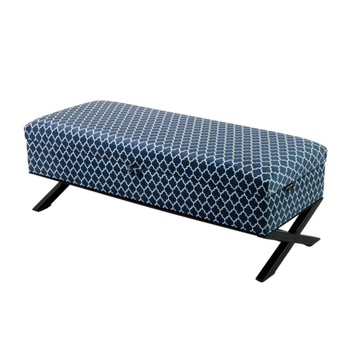 Kufer Tapicerowany Tkanina Arabeska Crush Velvet 04 / Model QM-3 Rozmiary od 50 cm do 200 cm