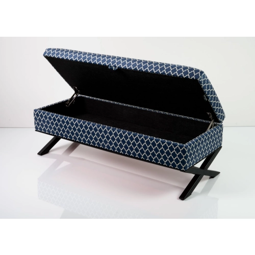 Kufer Tapicerowany Tkanina Arabeska Crush Velvet 04 / Model QM-3 Rozmiary od 50 cm do 200 cm