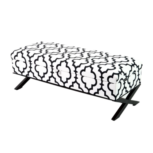 Kufer Tapicerowany Tkanina Arabeska Classic 02 / Model QM-3 Rozmiary od 50 cm do 200 cm