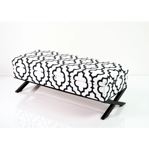 Kufer Tapicerowany Tkanina Arabeska Classic 02 / Model QM-3 Rozmiary od 50 cm do 200 cm