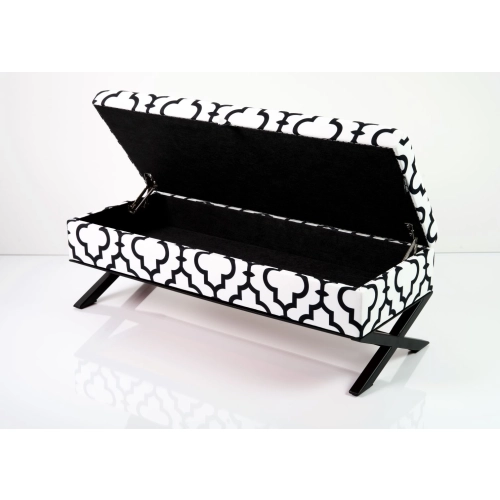 Kufer Tapicerowany Tkanina Arabeska Classic 02 / Model QM-3 Rozmiary od 50 cm do 200 cm