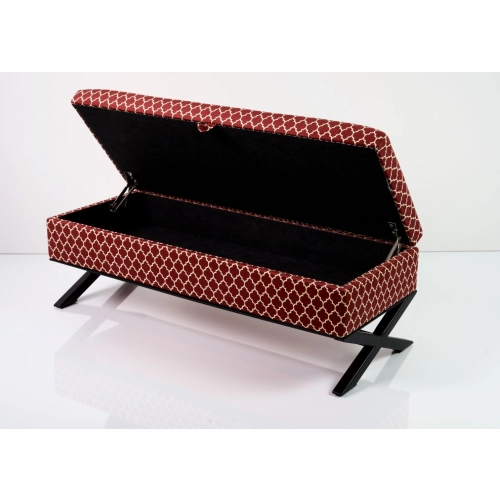 Kufer Tapicerowany Tkanina Arabeska Soft 03 / Model QM-3 Rozmiary od 50 cm do 200 cm