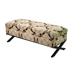 Kufer Tapicerowany Tkanina Bombaj 561 / Model QM-3 Rozmiary od 50 cm do 200 cm