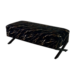 Kufer Tapicerowany Tkanina Marmur 02 / Model QM-3 Rozmiary od 50 cm do 200 cm