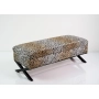 Kufer Tapicerowany Tkanina Panterka 04 / Model QM-3 Rozmiary od 50 cm do 200 cm