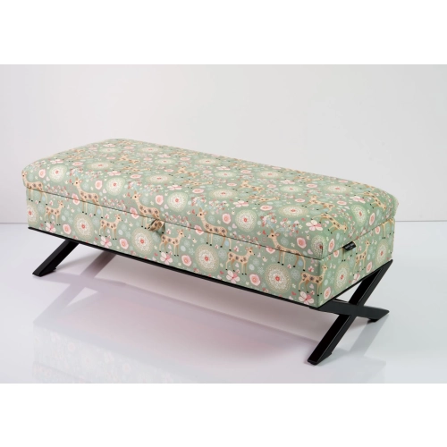 Kufer Tapicerowany Sarenki 01 / Model QM-3 Rozmiary od 50 cm do 200 cm