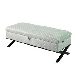 Kufer Tapicerowany Trójkąty 03 / Model QM-3 Rozmiary od 50 cm do 200 cm