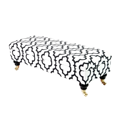 Kufer Tapicerowany Arabeska Classic 02 / Model QM-7 Rozmiary od 50 cm do 200 cm
