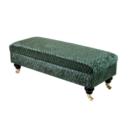 Kufer Tapicerowany Liście Ardeco 03 / Model QM-7 Rozmiary od 50 cm do 200 cm