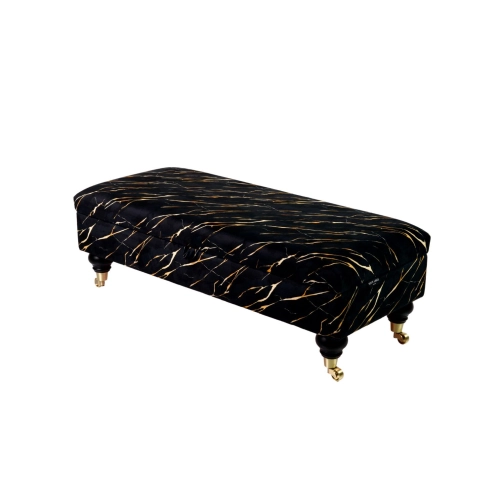 Kufer Tapicerowany Marmur 02 / Model QM-7 Rozmiary od 50 cm do 200 cm