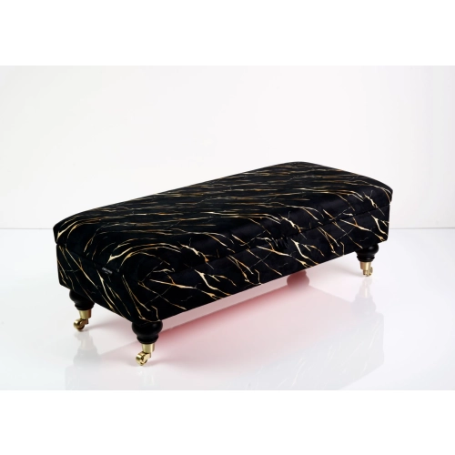 Kufer Tapicerowany Marmur 02 / Model QM-7 Rozmiary od 50 cm do 200 cm