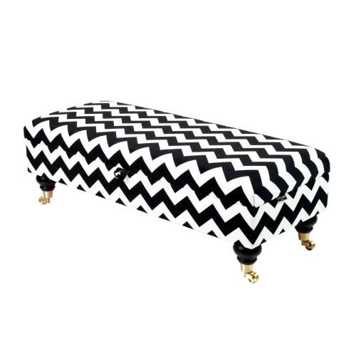 Kufer Tapicerowany Zygzak Classic 01 / Model QM-7 Rozmiary od 50 cm do 200 cm