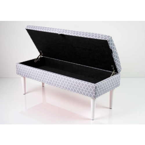 Kufer Tapicerowany Arabeska Soft Velvet 06 / Model QM-9 Rozmiary od 50 cm do 200 cm