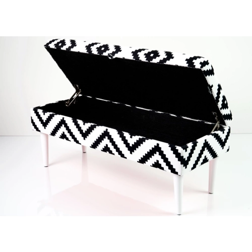 Kufer Tapicerowany Etno Pixel Duży 01 / Model QM-9 Rozmiary od 50 cm do 200 cm