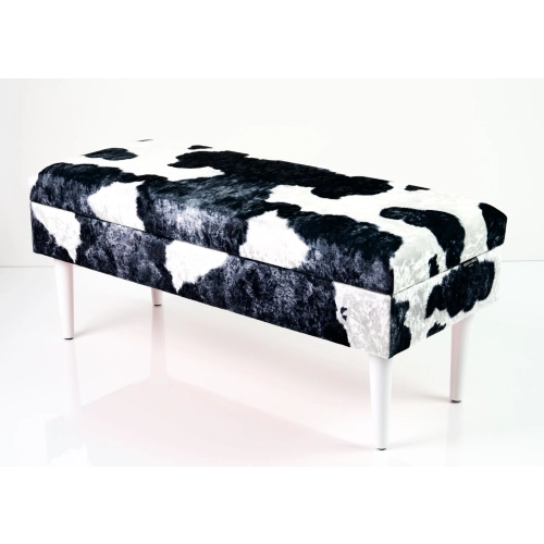 Kufer Tapicerowany Krowa 02 / Model QM-9 Rozmiary od 50 cm do 200 cm