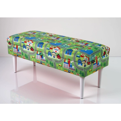 Kufer Tapicerowany Miasto 01 / Model QM-9 Rozmiary od 50 cm do 200 cm