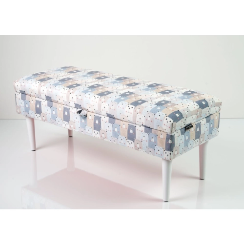 Kufer Tapicerowany Misie 01 / Model QM-9 Rozmiary od 50 cm do 200 cm