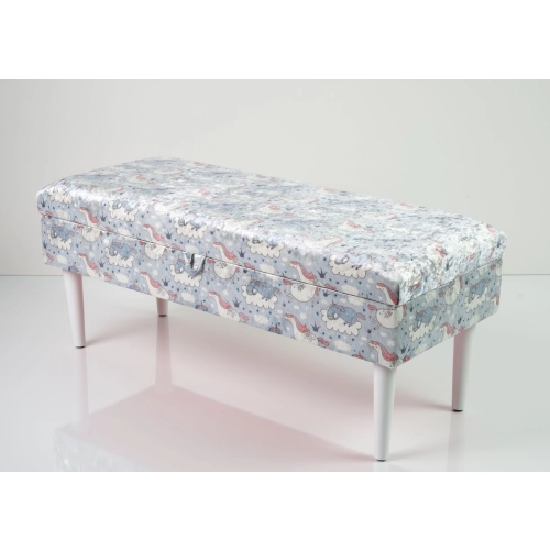 Kufer Tapicerowany Pegazy 01 / Model QM-9 Rozmiary od 50 cm do 200 cm