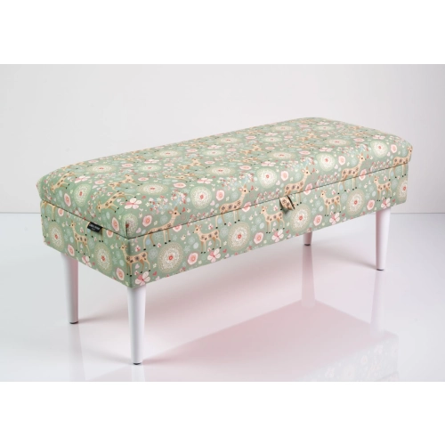 Kufer Tapicerowany Sarenki 01 / Model QM-9 Rozmiary od 50 cm do 200 cm