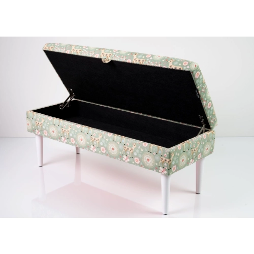 Kufer Tapicerowany Sarenki 01 / Model QM-9 Rozmiary od 50 cm do 200 cm