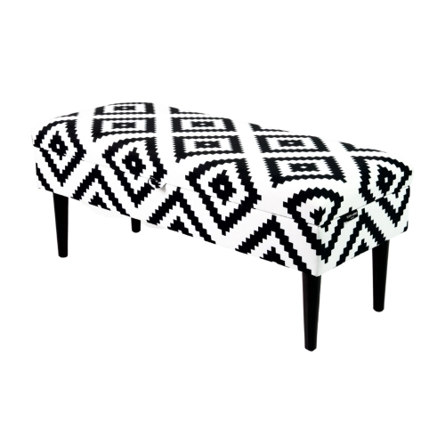 Kufer Tapicerowany Etno Pixel Duży 01 / Model QM-9 Rozmiary od 50 cm do 200 cm