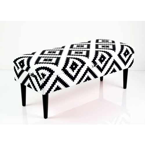 Kufer Tapicerowany Etno Pixel Duży 01 / Model QM-9 Rozmiary od 50 cm do 200 cm