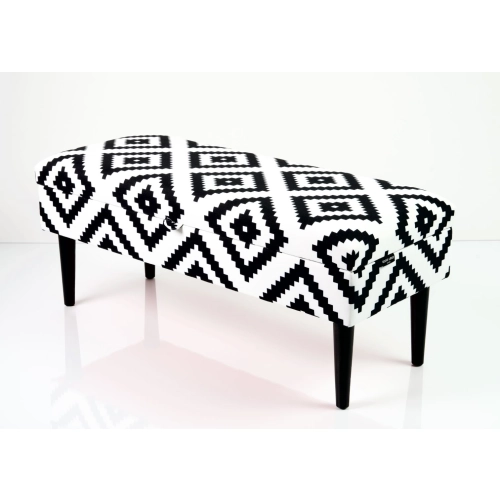 Kufer Tapicerowany Etno Pixel Duży 01 / Model QM-9 Rozmiary od 50 cm do 200 cm