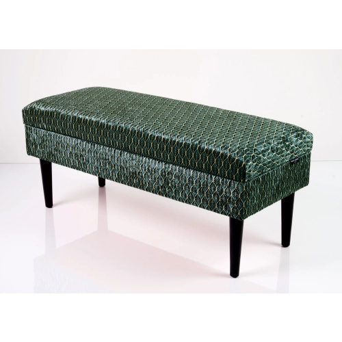 Kufer Tapicerowany Liście Ardeco 03 / Model QM-9 Rozmiary od 50 cm do 200 cm