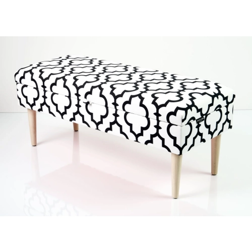 Kufer Tapicerowany Tkanina Arabeska Classic 02 / Model QM-9 Rozmiary od 50 cm do 200 cm